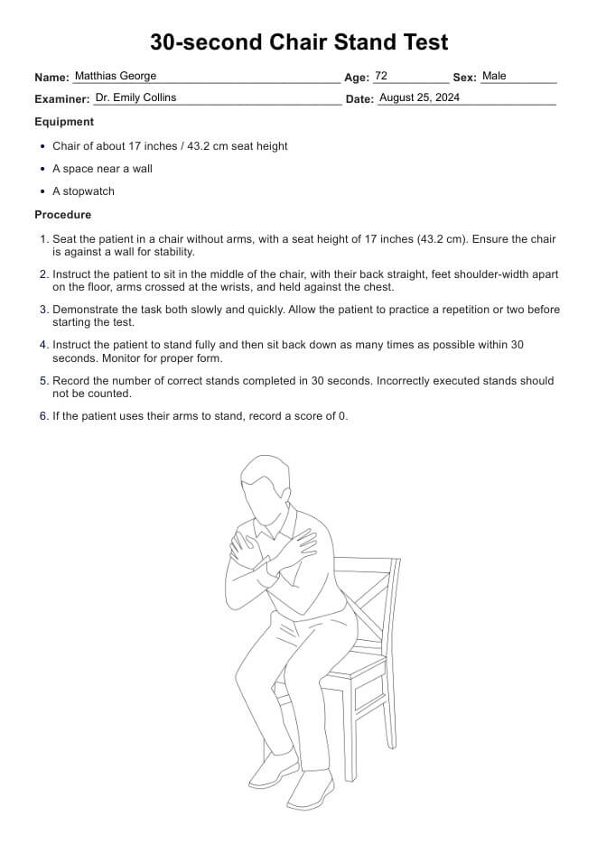 ทดสอบขาตั้งเก้าอี้ 30 วินาที PDF Example