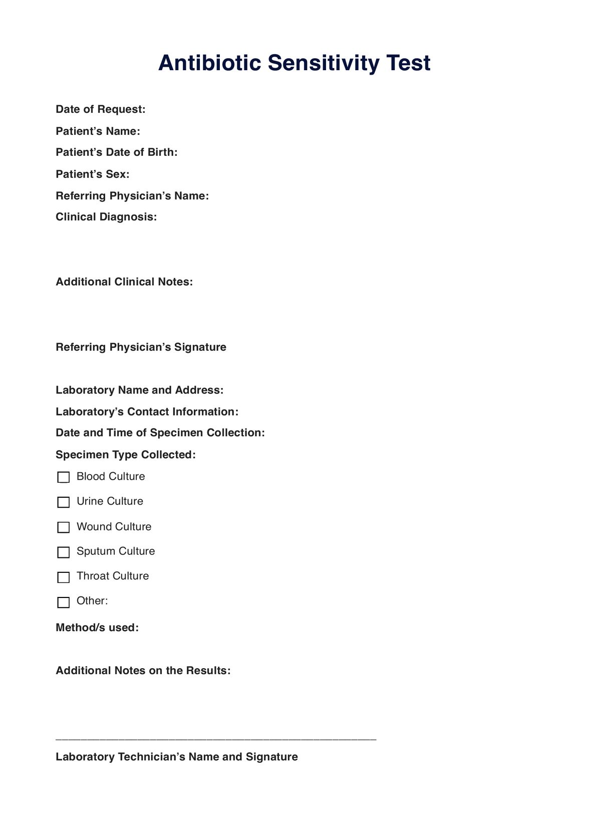 Antibiotic Sensitivity PDF Example