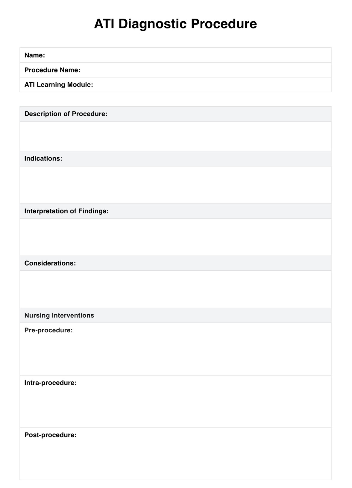 Diagnóstico ATI (Plantilla de Aprendizaje Activo) PDF Example