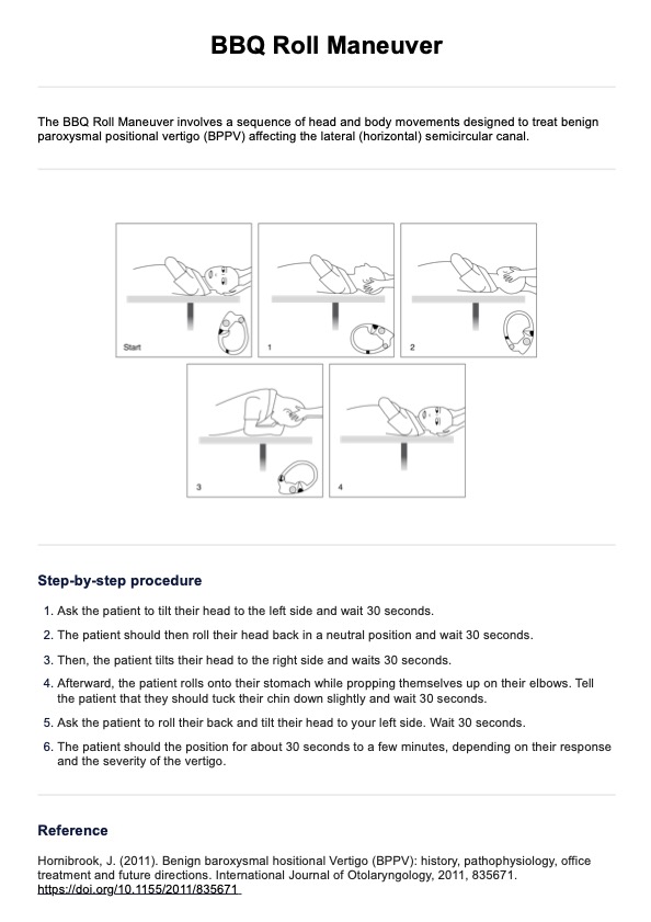BBQ Roll Maneuver PDF Example