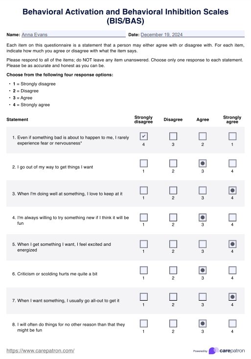 BIS/BAS PDF Example