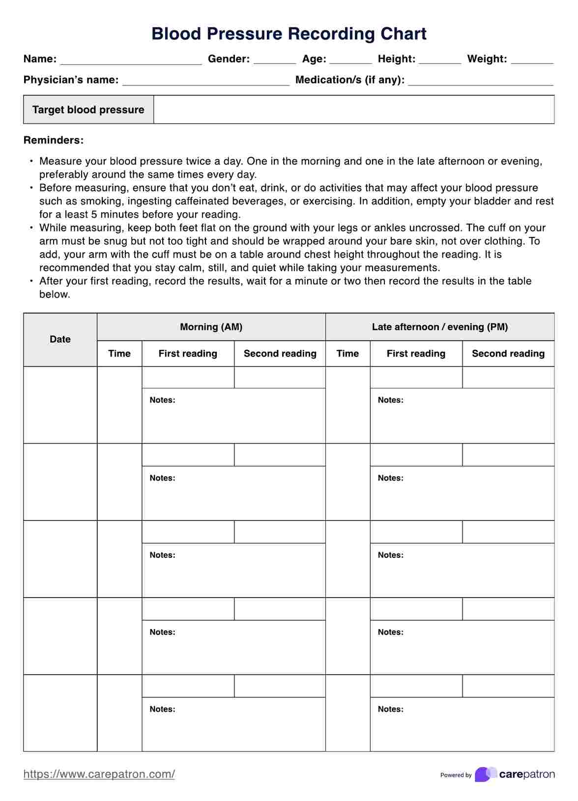 blood-pressure-after-exercise-chart-example-free-pdf-download