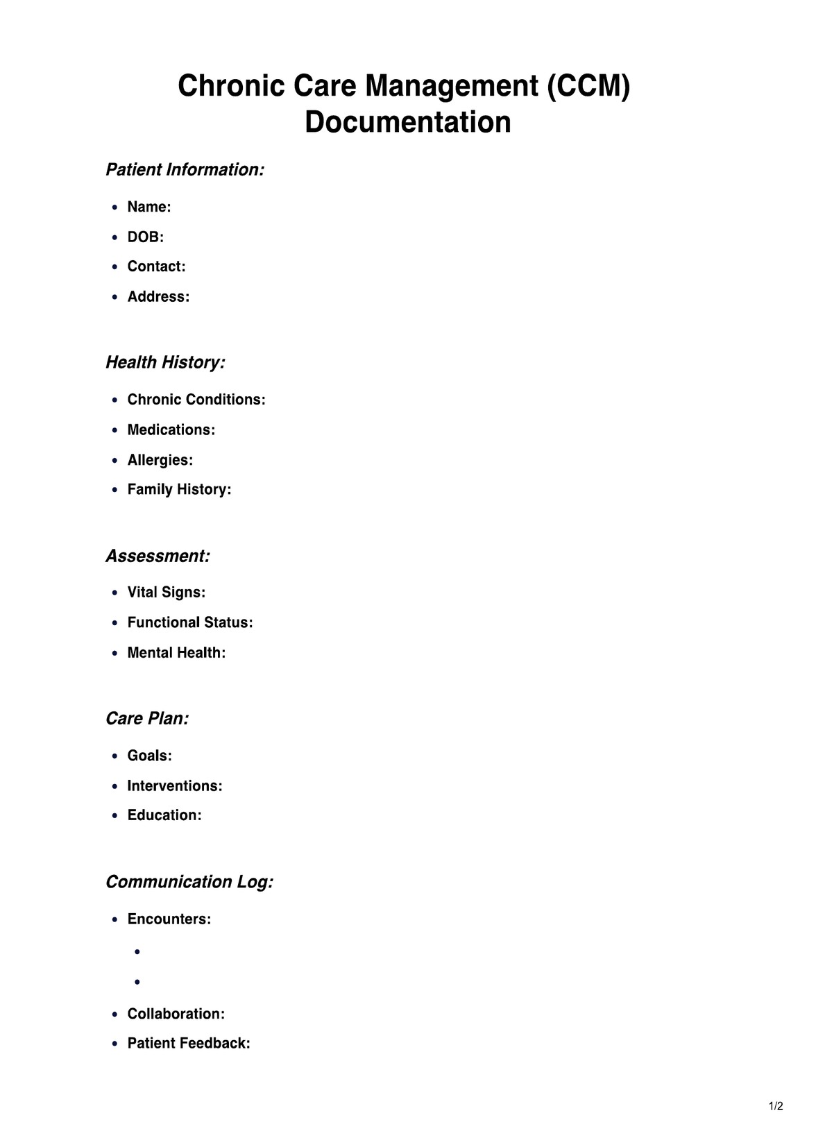CCM Documentation PDF Example