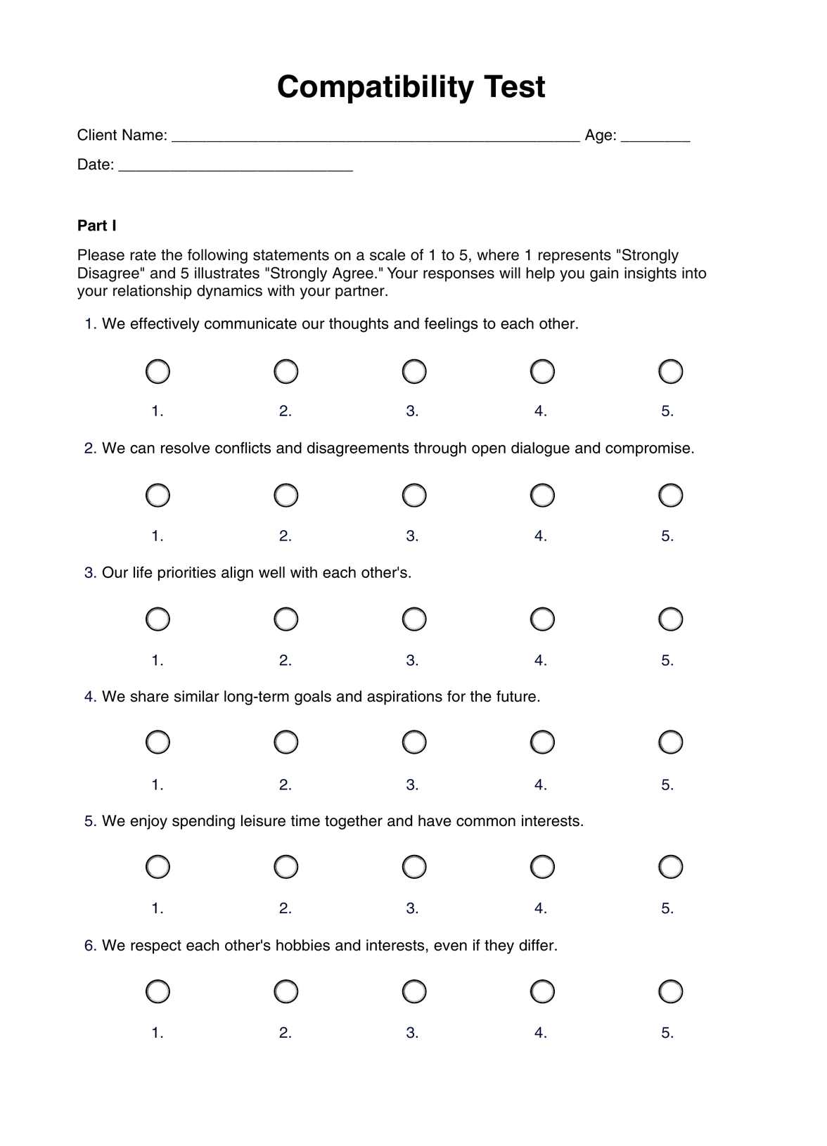 Compatibility Test PDF Example