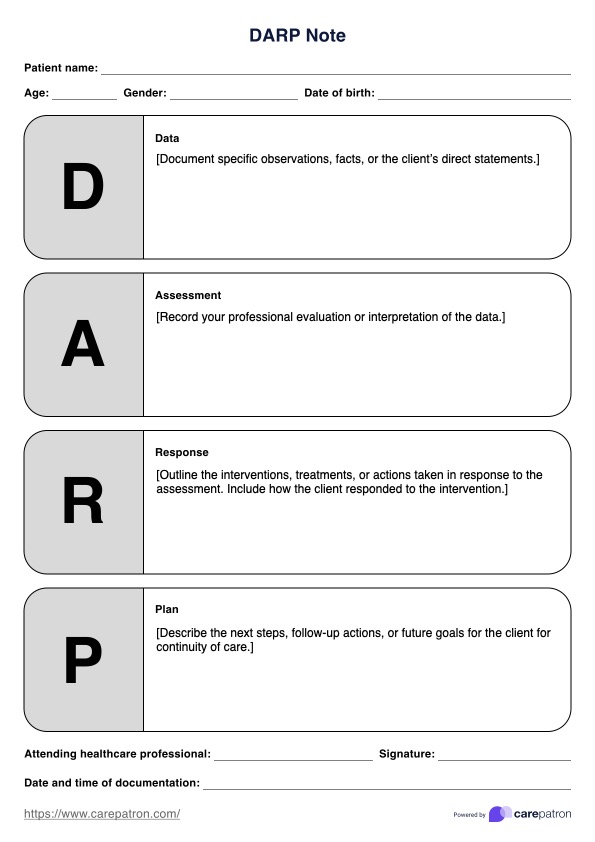 : MRNI Template & Example | Free PDF Download