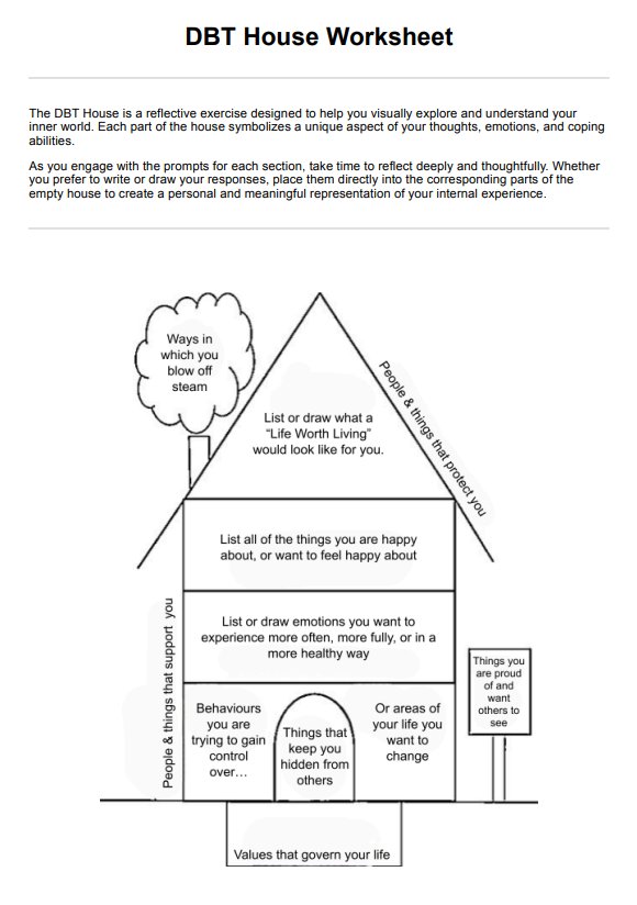 DBT House PDF PDF Example