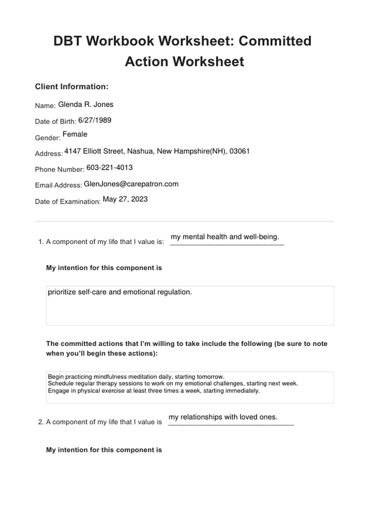 DBT Workbook PDF Example