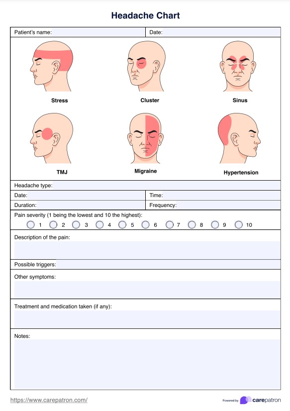 Biểu đồ đau đầu PDF Example