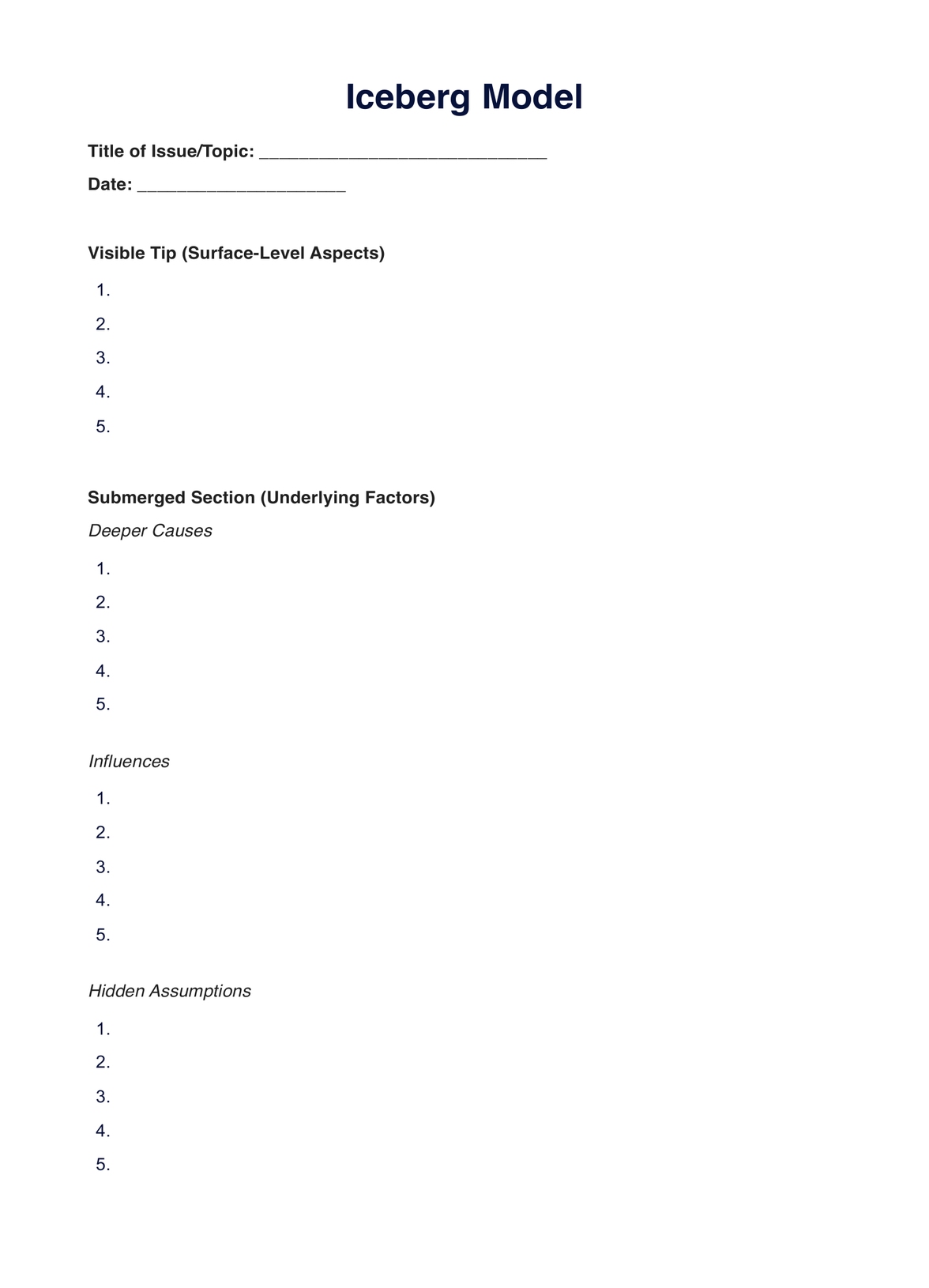 Iceberg PDF Example
