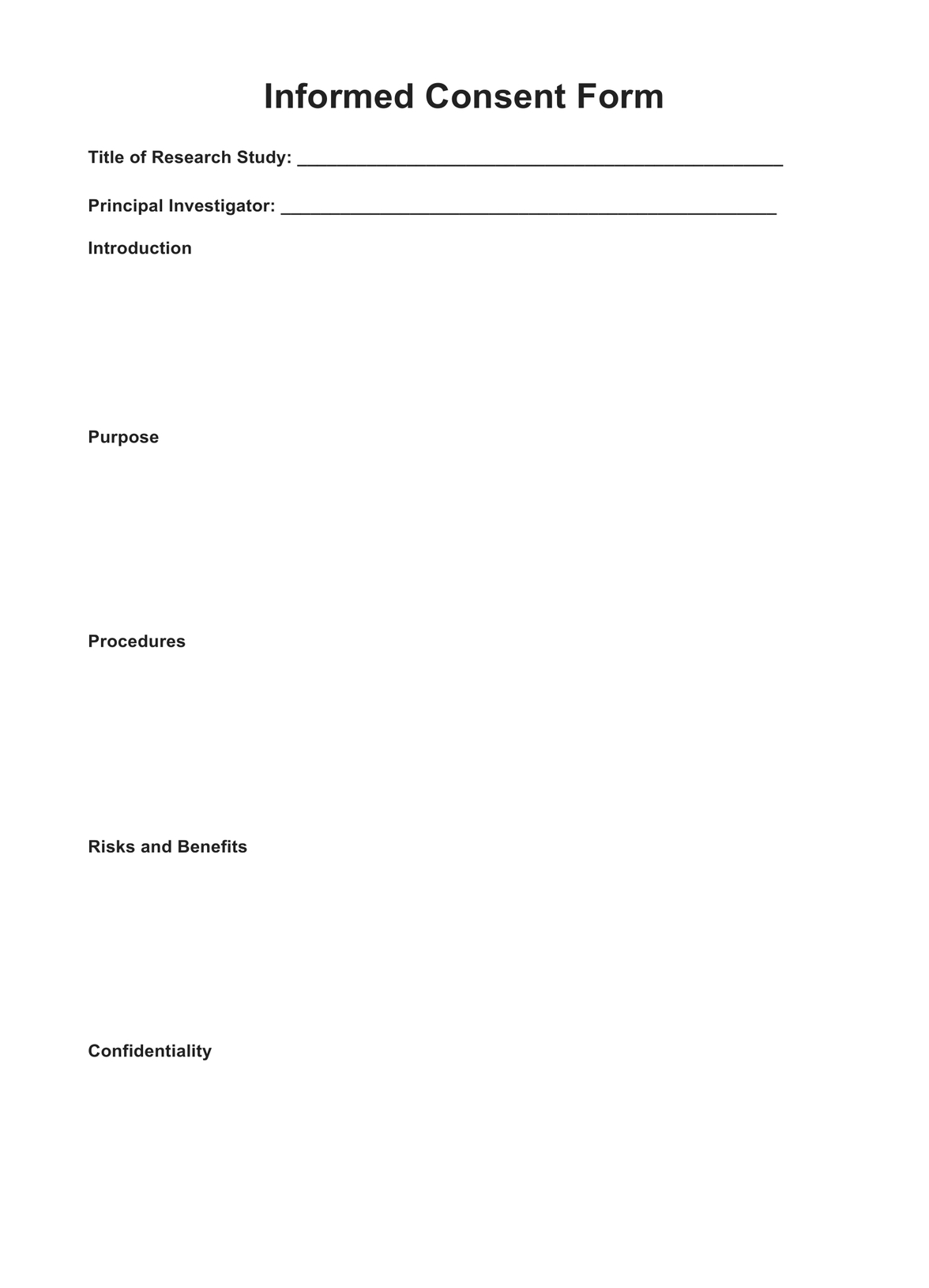 Informed Consent Form PDF Example