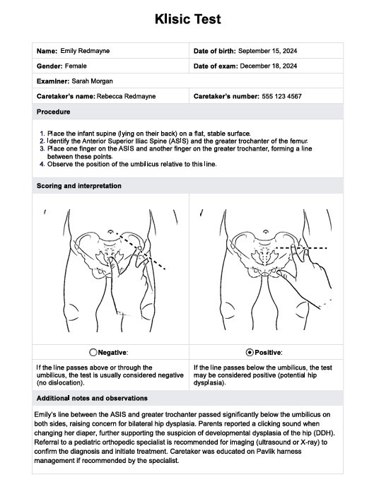 Klisic Test PDF Example