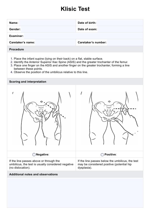 Klisic Test PDF Example