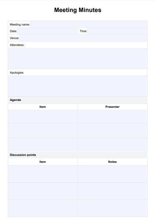 Protokoll der Sitzung PDF Example