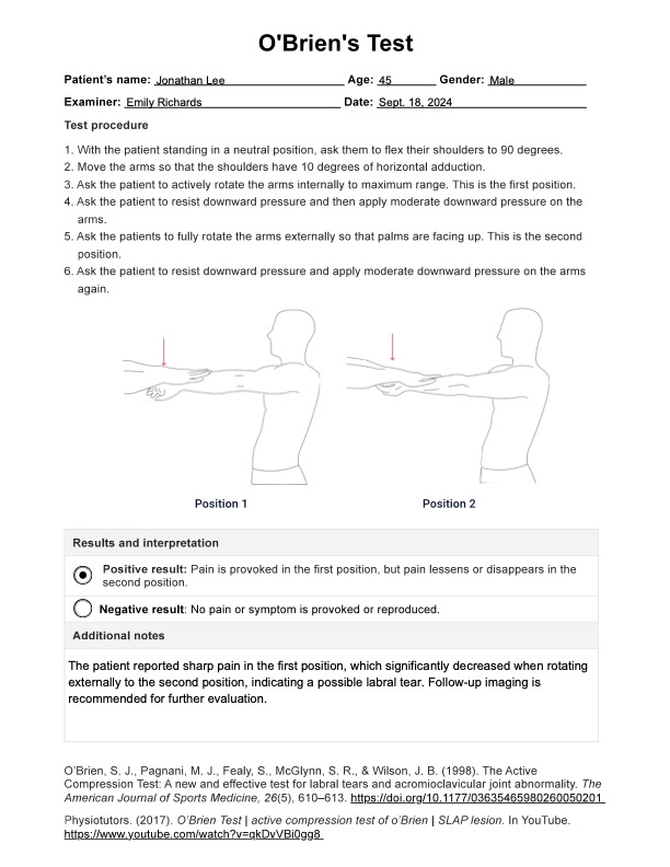 Prueba de o'brien PDF Example