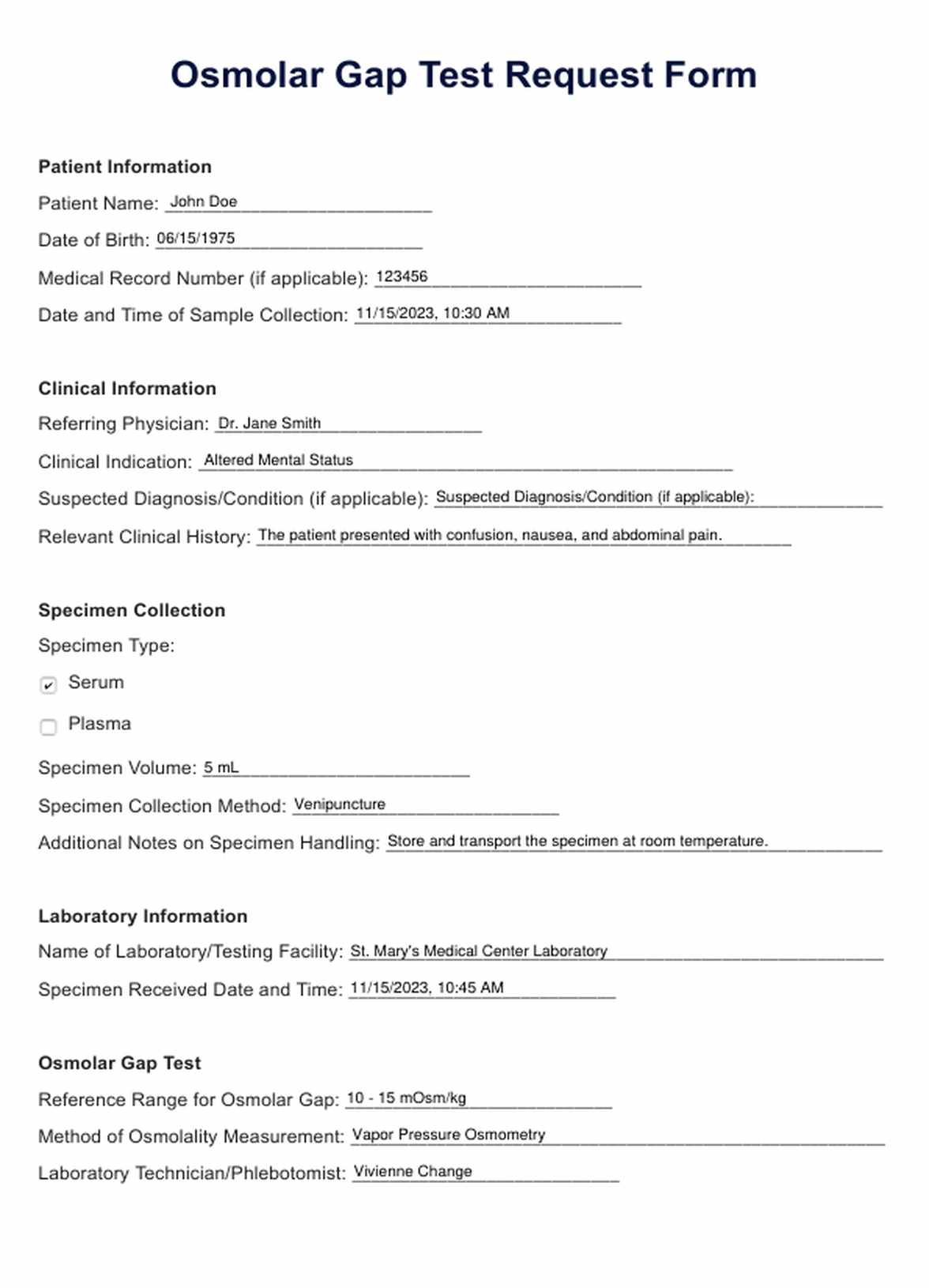 Osmolar Gap PDF Example