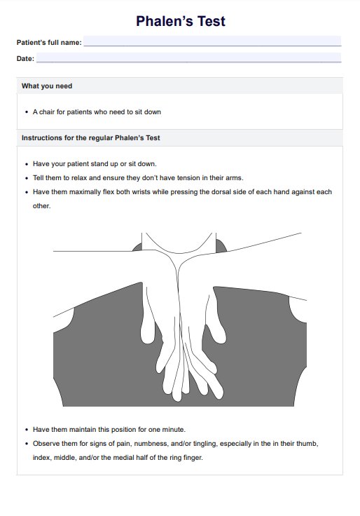 Prueba de phalen PDF Example