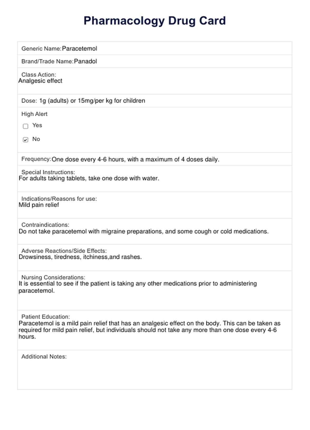 Ejemplo de ficha farmacológica PDF Example