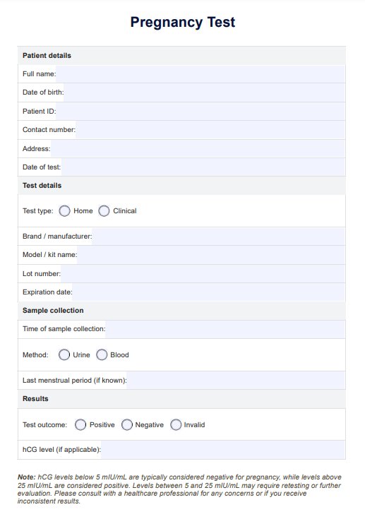 Raskaustesti PDF Example