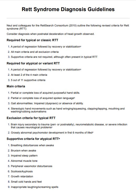 House Brackmann Scale & Example | Free PDF Download