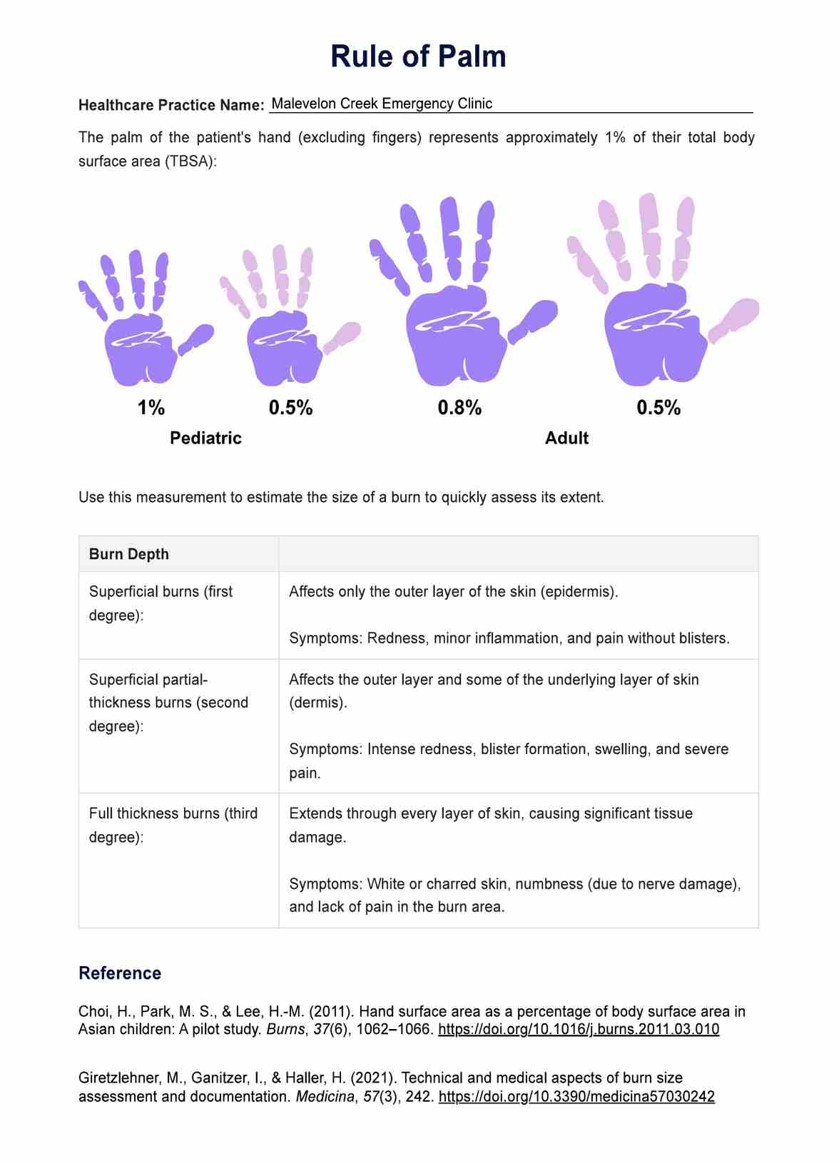 Rule of Palm PDF Example