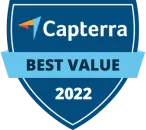 Capterra Best Value 2022 Badge