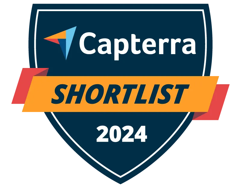 Capterra shortlist 2024 award symbol